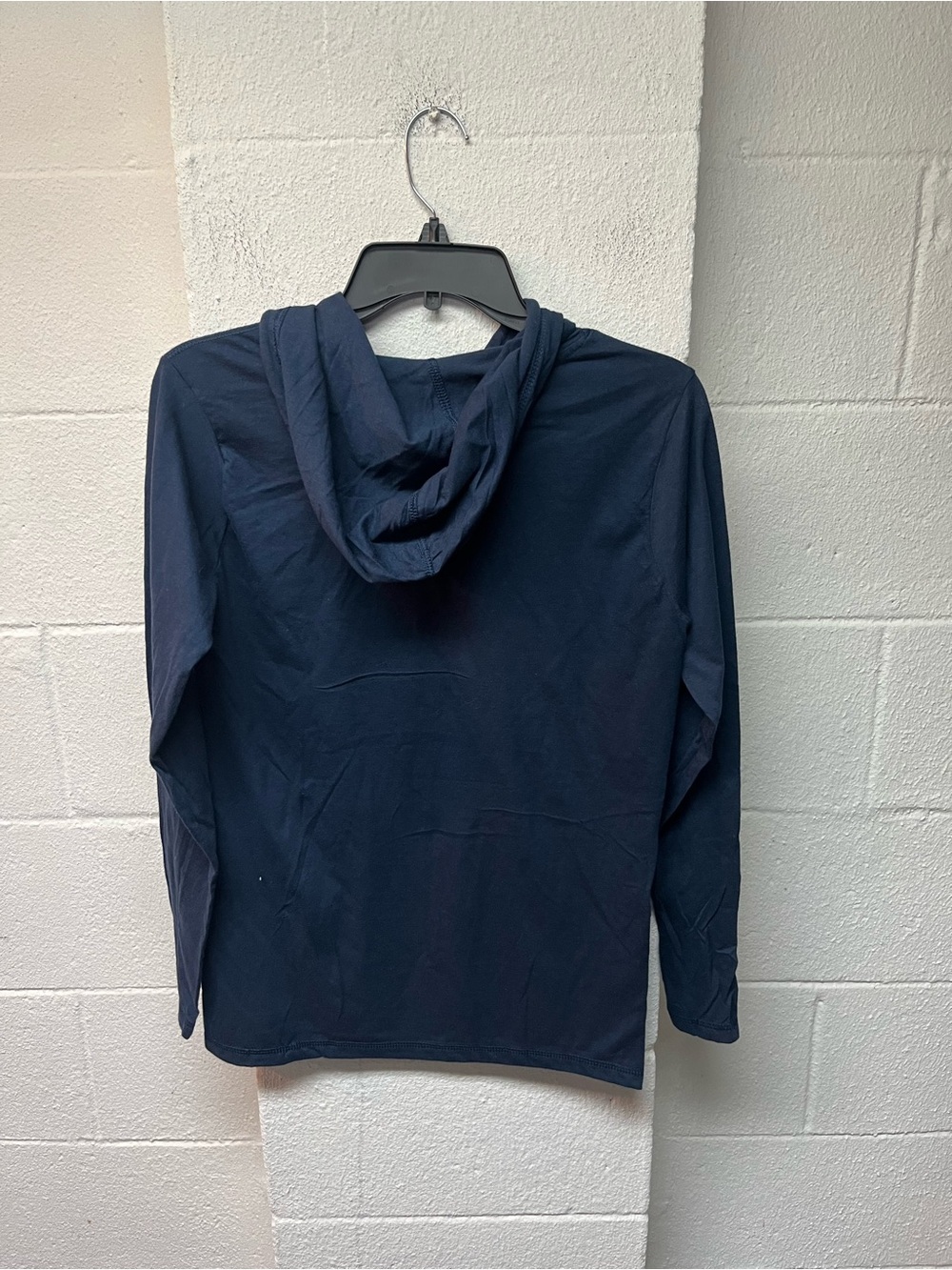 Anvil Navy Hooded Lightweight Pullover - Picture 5 of 5